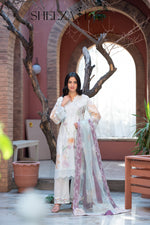 Pastel Bloom – 3 Piece Embroidered Lawn Suit