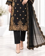 Royal Noir Ready To Wear 3 Pcs Embroidered Viscose | SDVL-05