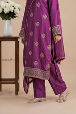 Noor Mahal Zari Silk Suit | SD-SL-26-09