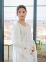 White Embroidered Lawn 3-Piece | SD-SL-26-01