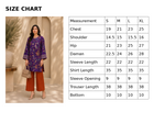 Plum Flora Ready To Wear Co Ord Set | SDVL-01