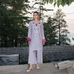 Grey Fully Embroidered 2-Piece Winter Luxe Pret