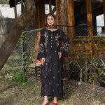 Black Fully Embroidered 3-Piece Summar Luxe Pret