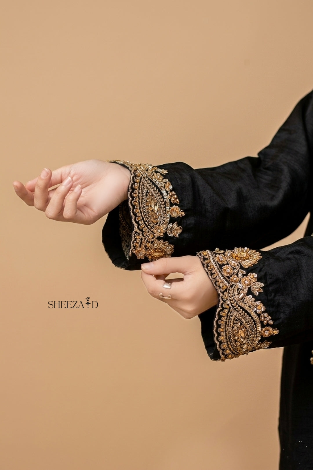 Pure Luxury Handmade Embroidered Zari Silk | SD-SL-26-09