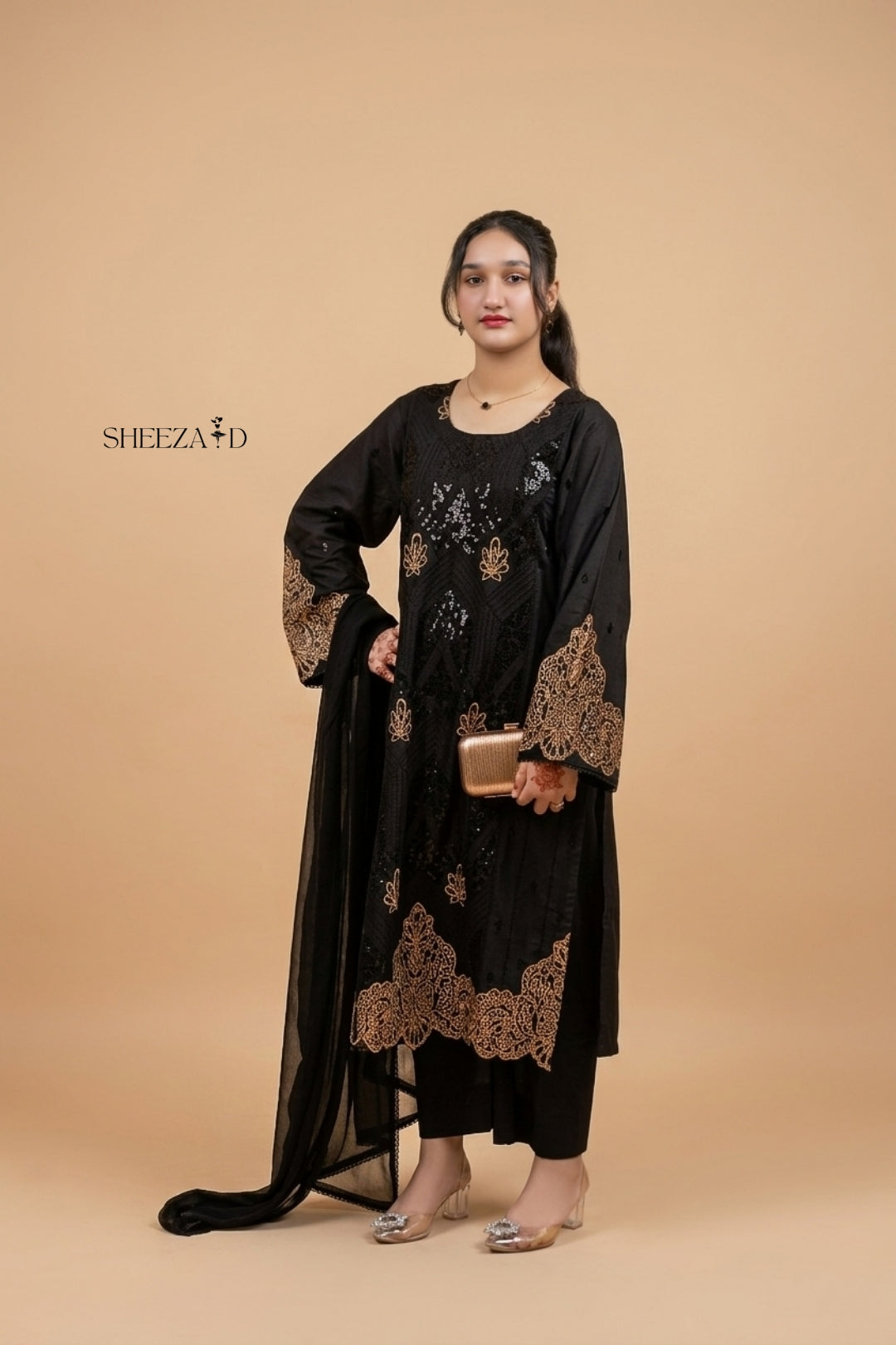Noir Elegance 3-Piece Suit