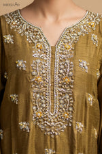 Pure Luxury Handmade Zari Silk Mehndi Suit | SD-SL-26-010