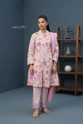 Pink Printed 3pcs Suit