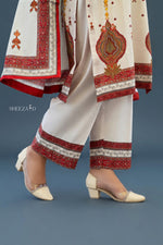 Cream Printed 3pcs Lawn Suit