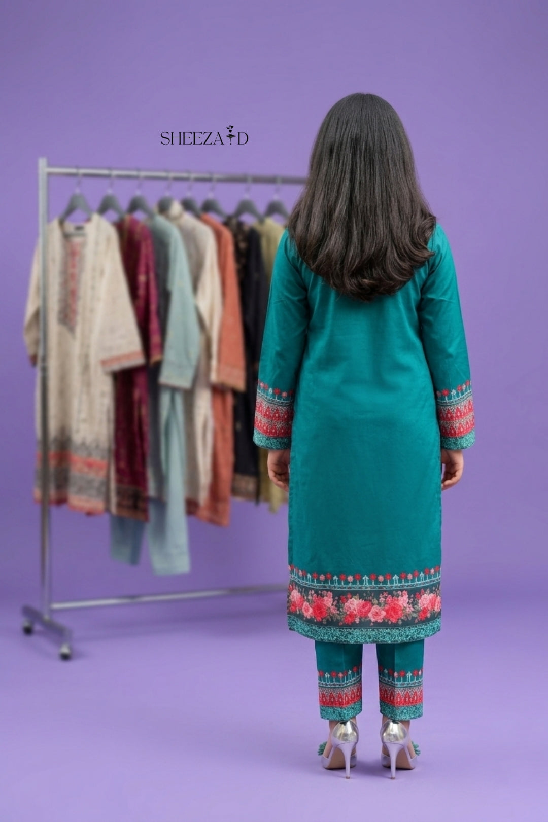 Meher Floral 2pcs Suit