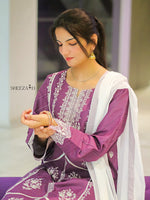 Elegant Purple Embroidered Lawn Suit | SD-SL-26-05