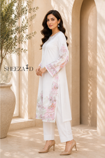Ivory Whisper Ready to Wear 2 Pcs Embroidered Shirt | SDVL-02