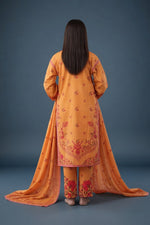 Sunset Bloom Printed Lawn Suit Set