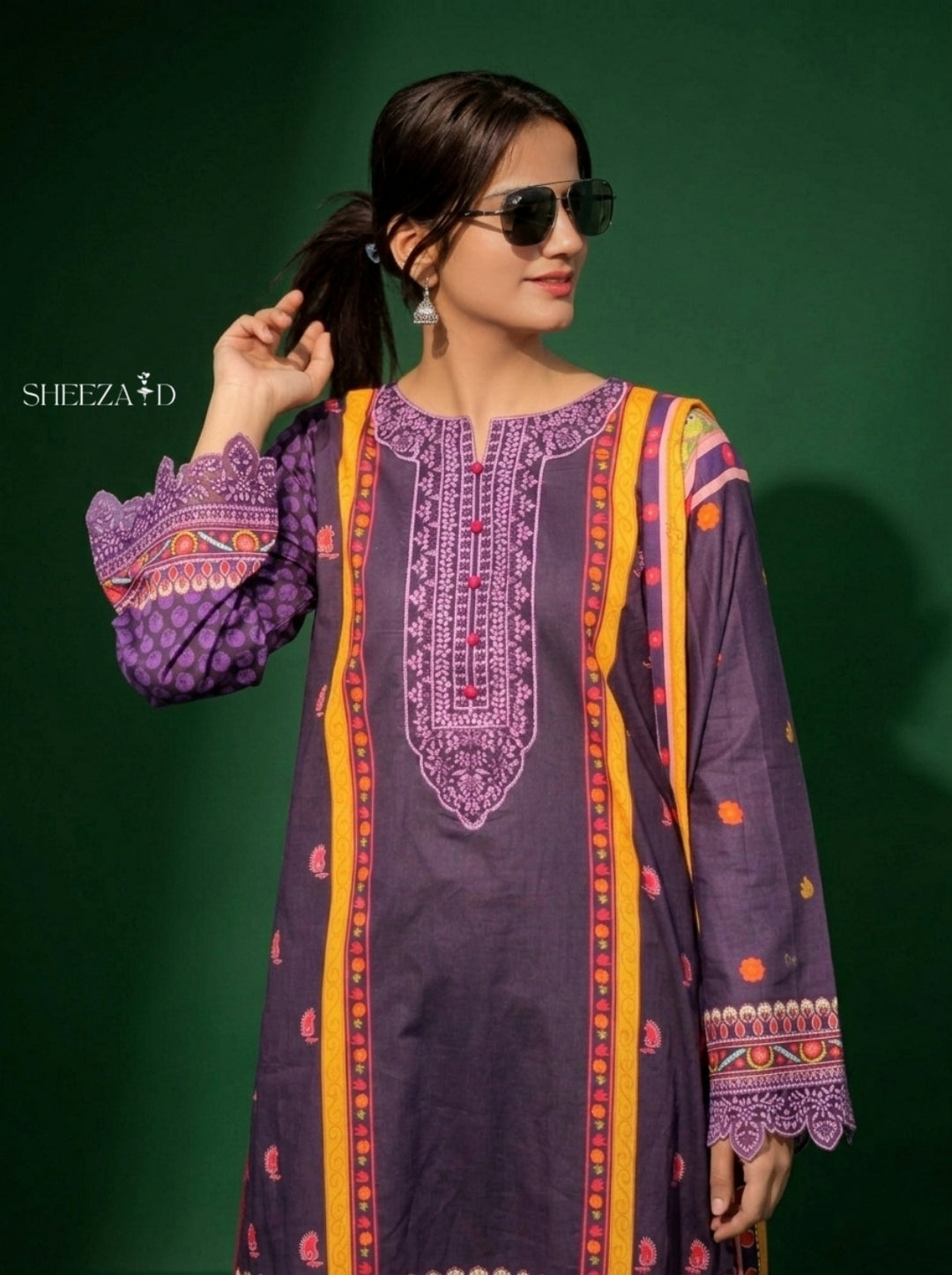Luxe Amara 3-Piece Suit | Luxury Printed Lawn SD-PA3-0007